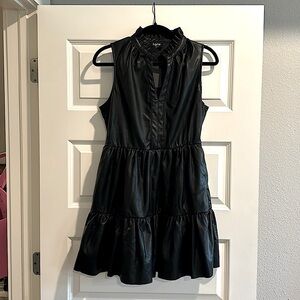 Faux leather dress - size medium - NWT
